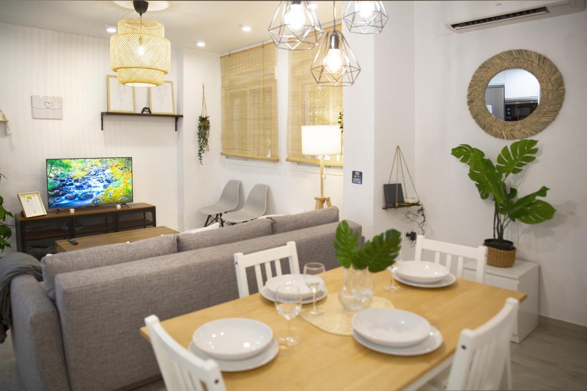 5 Apartamento En Estadio Sevilla 6 Plazas 2 Hab Y Metro Appartement